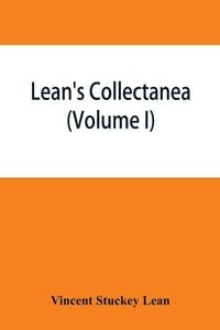 Produktbild: Lean's collectanea (Volume I)