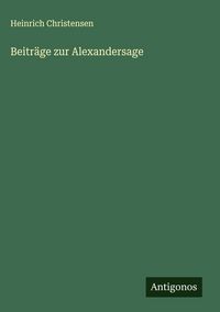 Produktbild: Beitr&auml;ge zur Alexandersage