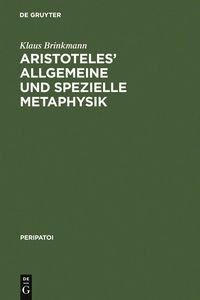 Produktbild: Aristoteles' allgemeine und spezielle Metaphysik