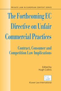 Produktbild: Forthcoming EC Directive on Unfair Commercial Practices