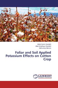 Produktbild: Foliar and Soil Applied Potassium Effects on Cotton Crop