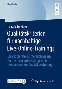 Produktbild: Qualit&auml;tskriterien f&uuml;r nachhaltige Live-Online-Trainings