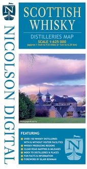 Produktbild: Nicolson Digital Scottish Whisky Distilleries Map