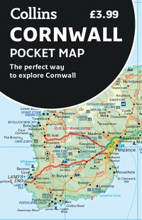 Produktbild: Collins Maps: Cornwall Pocket Map