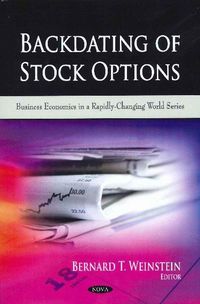 Produktbild: Backdating of Stock Options