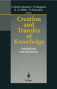 Produktbild: Creation and Transfer of Knowledge