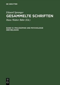 Produktbild: Philosophie und Psychologie der Religion