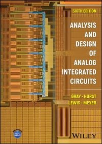 Produktbild: Analysis and Design of Analog Integrated Circuits, 6th Edition