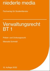Produktbild: Verwaltungsrecht BT 1 - 2022