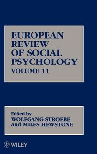 Produktbild: European Review of Social Psychology V11