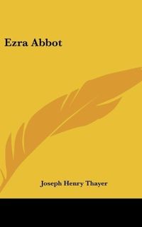 Produktbild: Thayer, J: Ezra Abbot