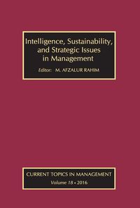 Produktbild: Intelligence, Sustainability, and Strategic Issues in Management