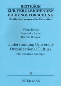 Produktbild: Understanding University Organizational Culture