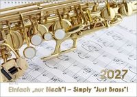 Produktbild: Blech-Instrumente &ndash; Musik-Kalender 2027, DIN A3