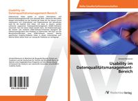 Produktbild: Usability im Datenqualit&auml;tsmanagement-Bereich