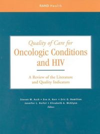 Produktbild: Quality of Care for Oncologic Conditions and HIV