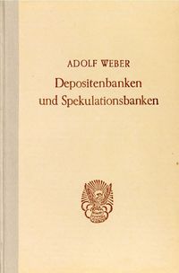 Produktbild: Depositenbanken und Spekulationsbanken.