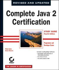 Produktbild: Complete Java 2 Certification Study Guide (Programmer and Developer Exams) with Disk