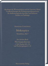 Produktbild: Mokṣopāya - Textedition Teil 7, Das Sechste Buch: Nirvāṇaprakaraṇa. Teil 3: Kapitel 253&ndash;374 und Nachtragskapitel 1&ndash;14