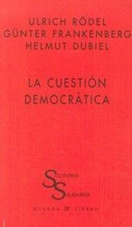 Produktbild: La cuesti&oacute;n democr&aacute;tica