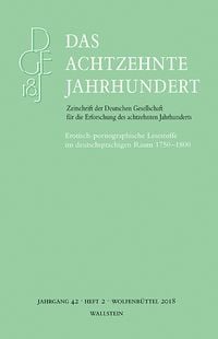 Produktbild: Das achtzehnte Jahrhundert 42/2