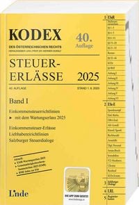 Produktbild: KODEX Steuer-Erl&auml;sse 2025, Band I