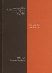 Produktbild: Lex und Ius. Lex and Ius