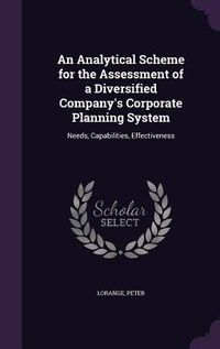 Produktbild: An Analytical Scheme for the Assessment of a Diversified Company's Corporate Planning System