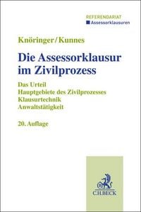 Produktbild: Die Assessorklausur im Zivilprozess