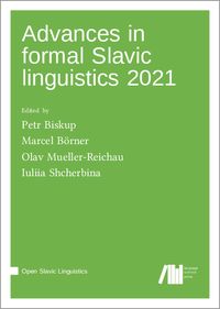 Produktbild: Advances in formal Slavic linguistics 2021