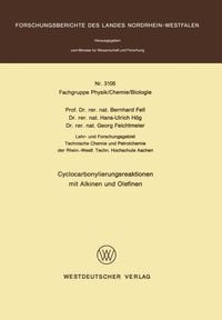 Produktbild: Cyclocarbonylierungsreaktionen mit Alkinen und Olefinen