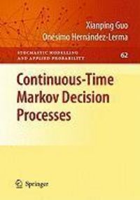 Produktbild: Continuous-Time Markov Decision Processes