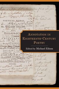 Produktbild: Annotation in Eighteenth-Century Poetry