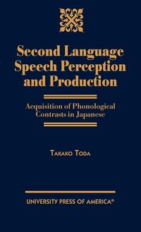 Produktbild: Second Language Speech Perception and Production