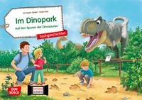 Produktbild: Im Dinopark: Auf den Spuren der Dinosaurier. Kamishibai Bildkartenset