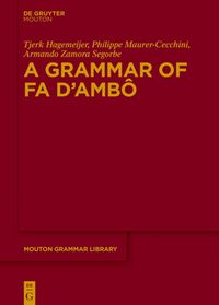 Produktbild: A Grammar of Fa d&rsquo;Amb&ocirc;
