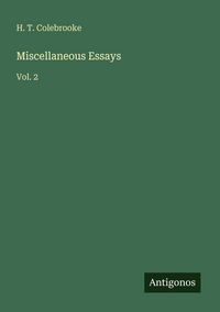Produktbild: Miscellaneous Essays