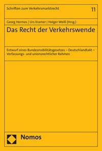 Produktbild: Das Recht der Verkehrswende