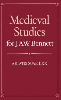 Produktbild: Medieval Studies for J. A. W. Bennett