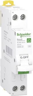 Produktbild: Schneider Electric R9DX01610 Fehlerstrom-Schutzschalter 10 A 0.03 A 230 V