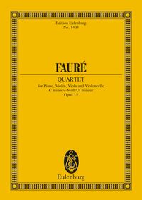 Produktbild: Klavierquartett Nr. 1 c-Moll