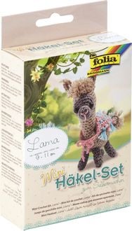 Produktbild: Folia Mini-H&auml;kelset LAMA, ca. 9-11cm