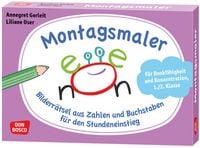 Produktbild: Montagsmaler. Bilderr&auml;tsel aus Zahlen und Buchstaben f&uuml;r den Stundeneinstieg
