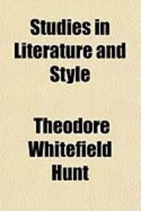 Produktbild: Studies in Literature and Style