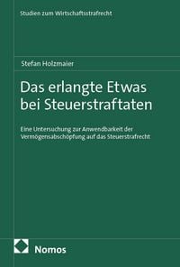 Produktbild: Das erlangte Etwas bei Steuerstraftaten