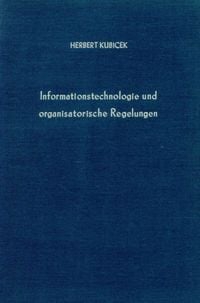 Produktbild: Informationstechnologie und organisatorische Regelungen.