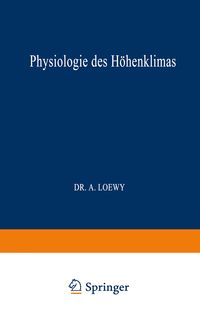 Produktbild: Physiologie des H&ouml;henklimas