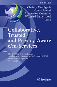Produktbild: Collaborative, Trusted and Privacy-Aware e/m-Services