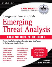 Produktbild: Syngress Force Emerging Threat Analysis