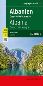 Bild vom Artikel Albanien, Straßenkarte 1:400.000, freytag & berndt vom Autor Freytag & berndt